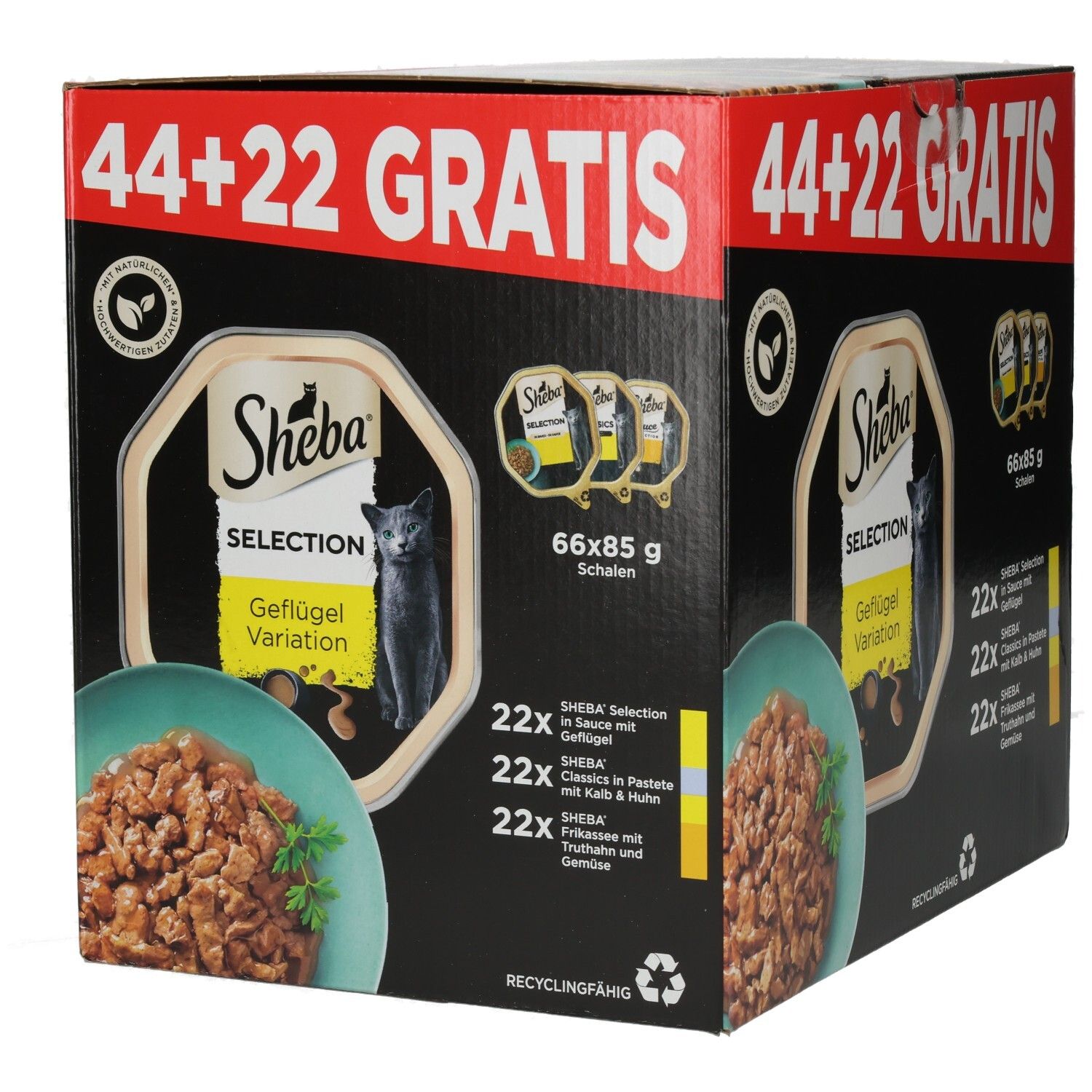 SHEBA® Schale Pluspack Geflügel