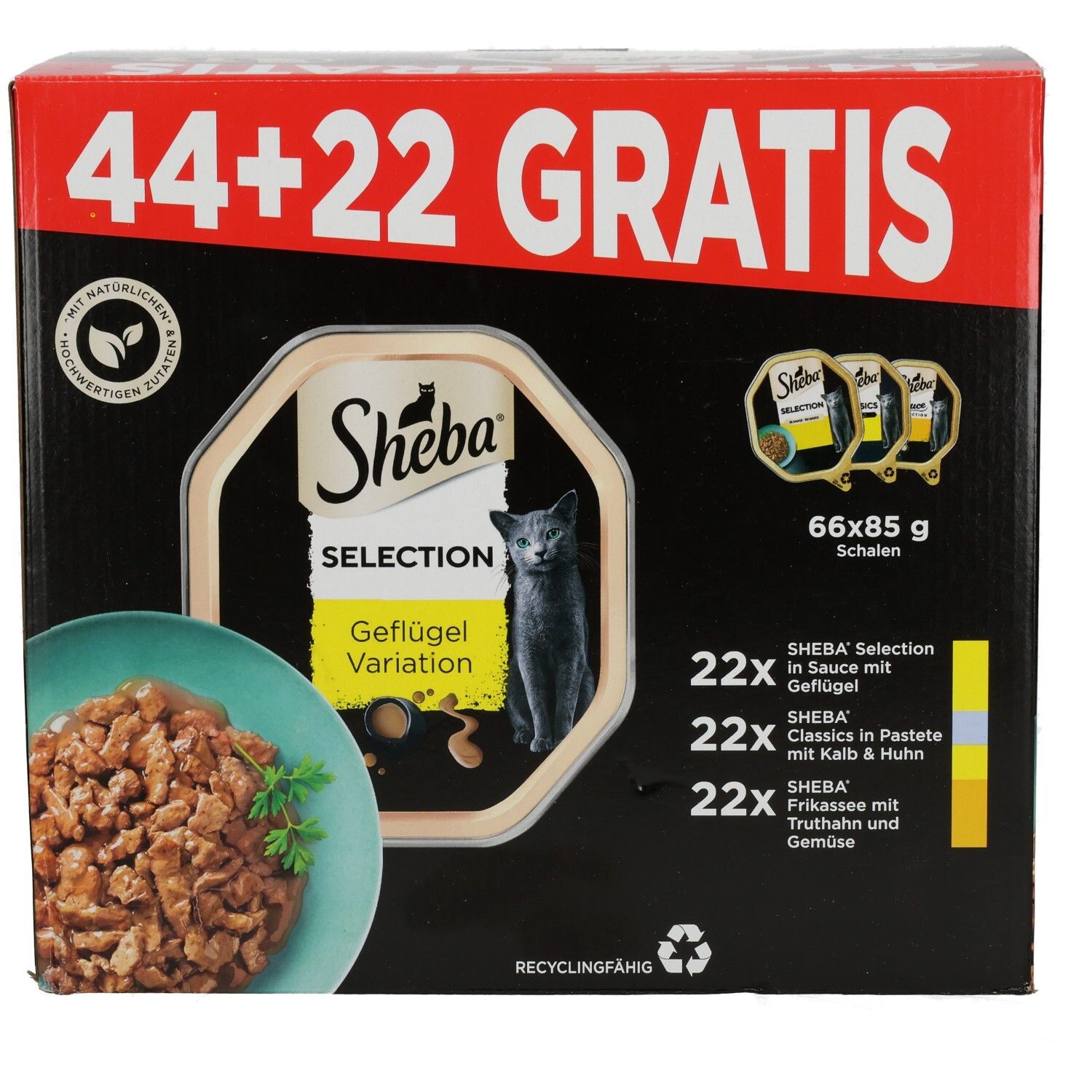 SHEBA® Schale Pluspack Geflügel