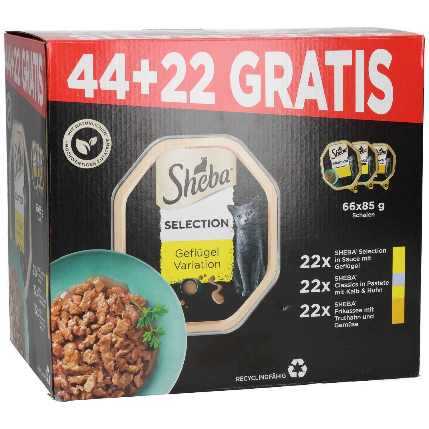 SHEBA® Schale Pluspack Geflügel