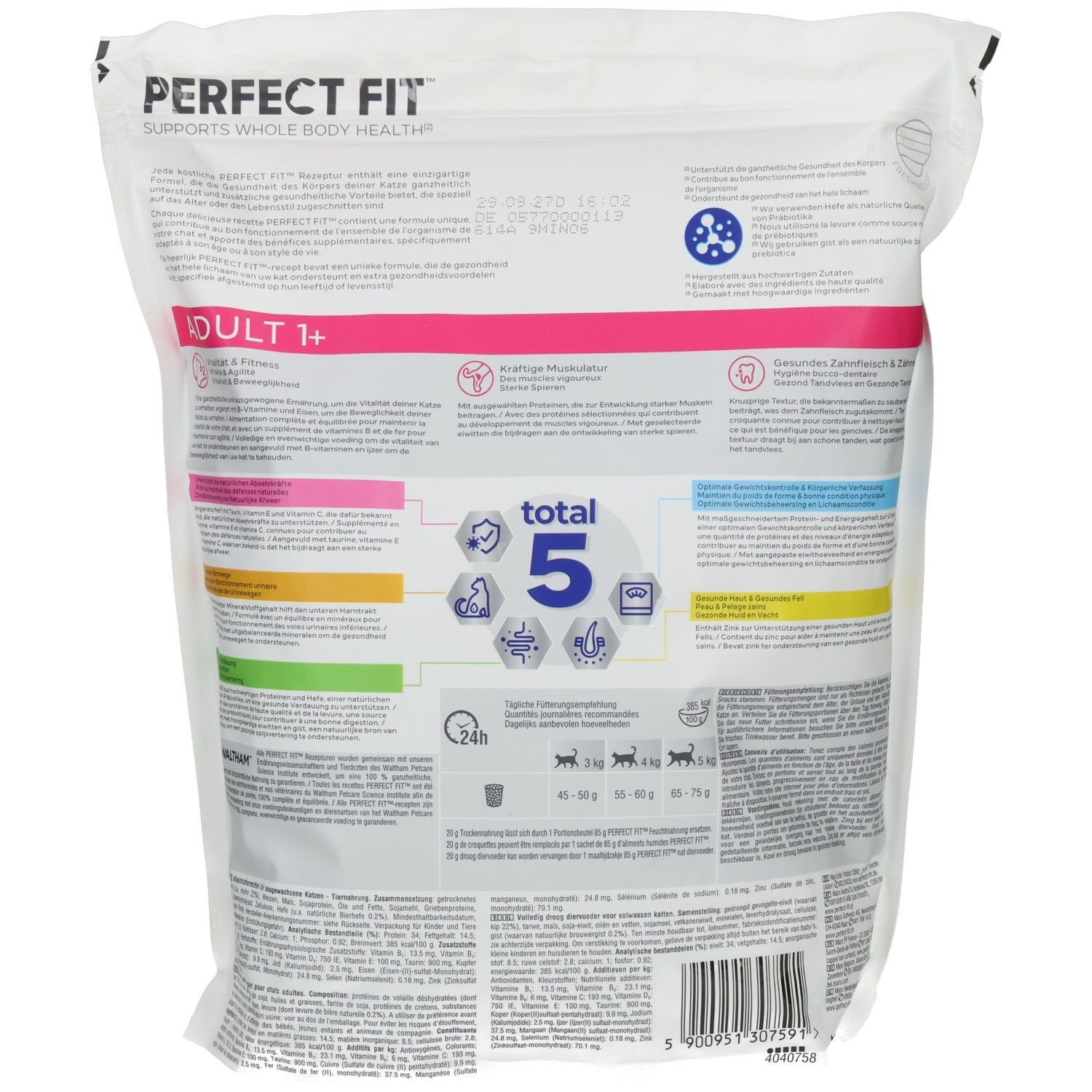 Perfect Fit Cat Trockennahrung Adult 1+ Reich an Huhn