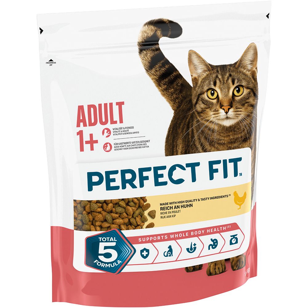 Perfect Fit Cat Trockennahrung Adult 1+ Reich an Huhn