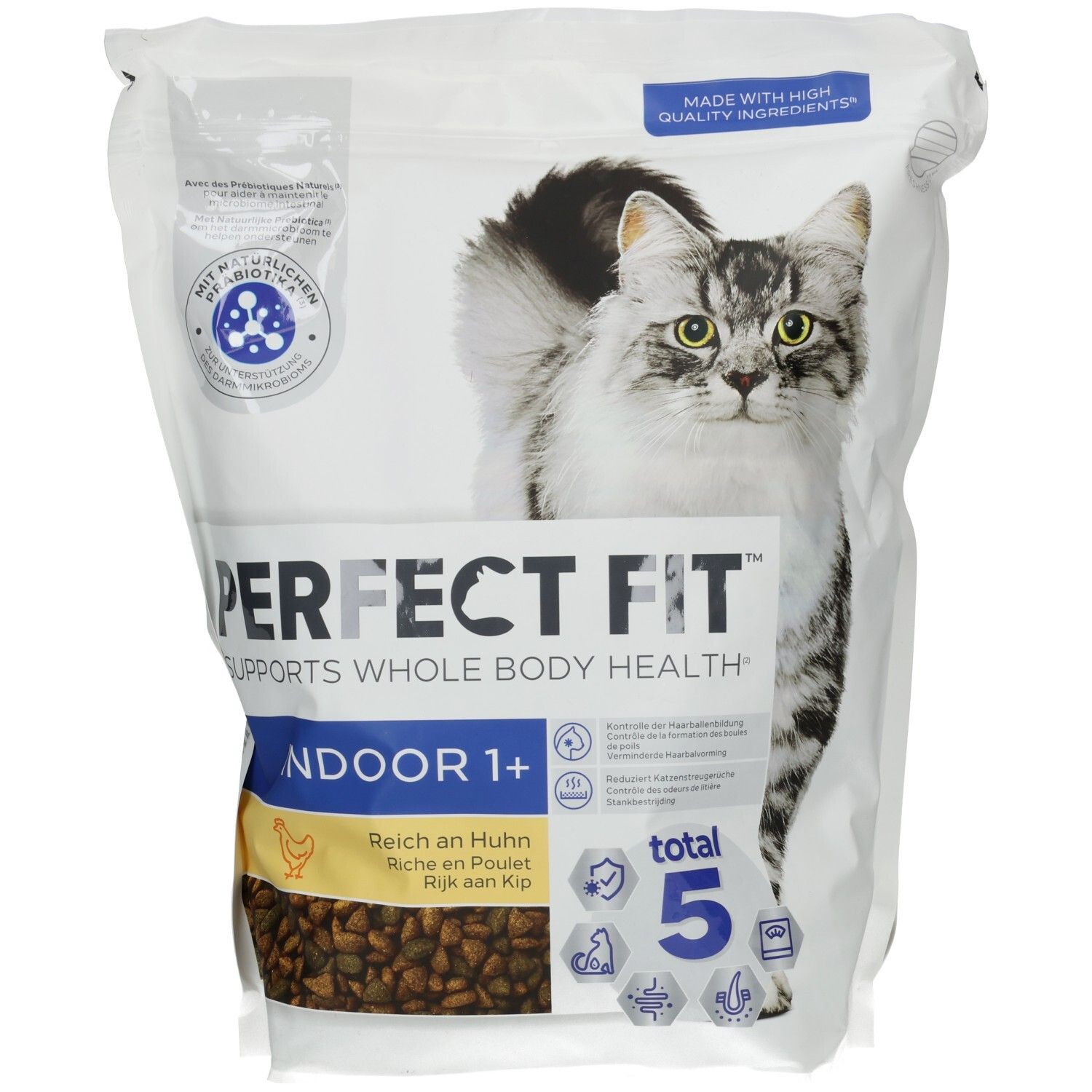 Perfect Fit Cat Trockennahrung 1,4 kg Indoor 1+ Reich an Huhn