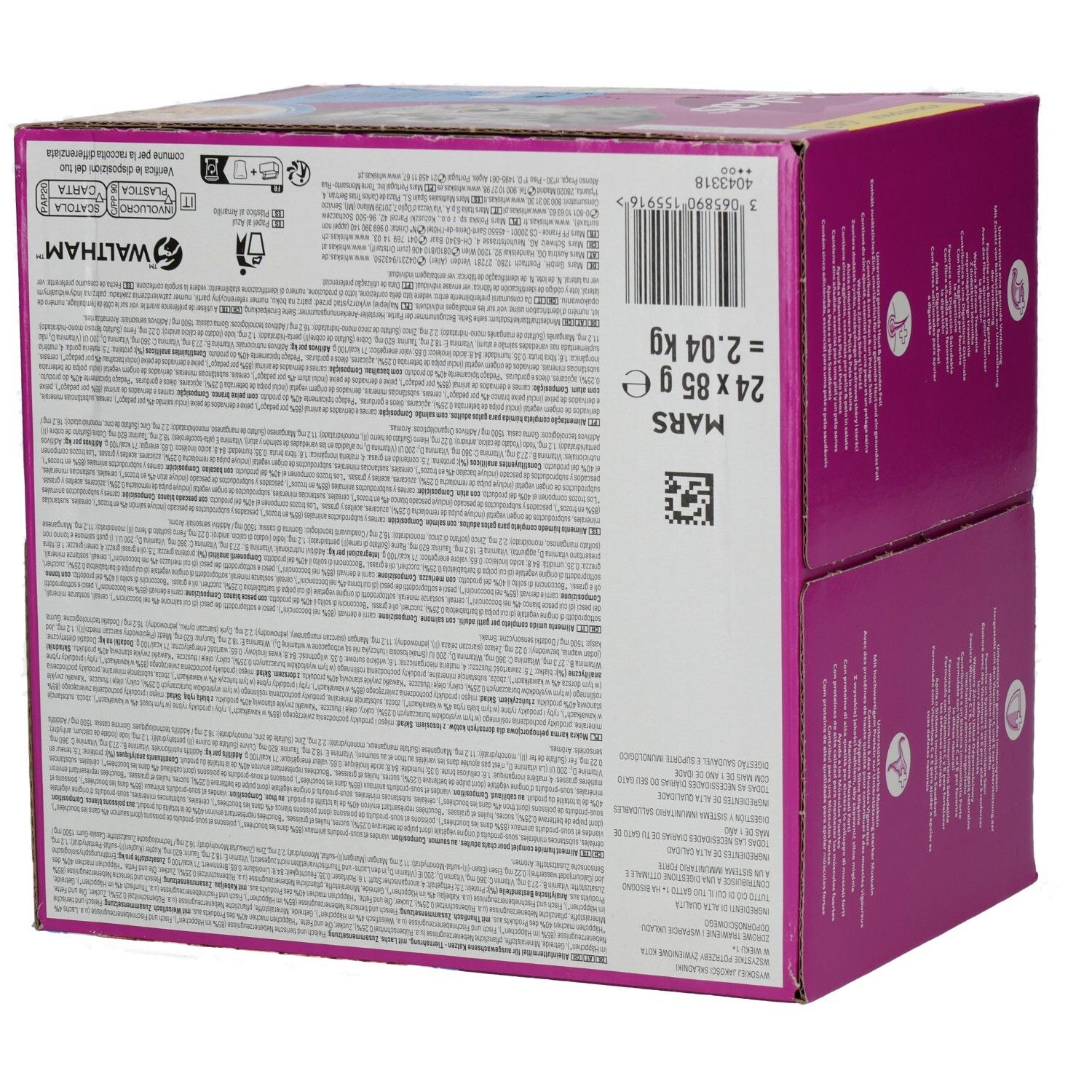 Whiskas Frischebeutel 85g 24 Pack Fisch Auswahl in Gelee 1+