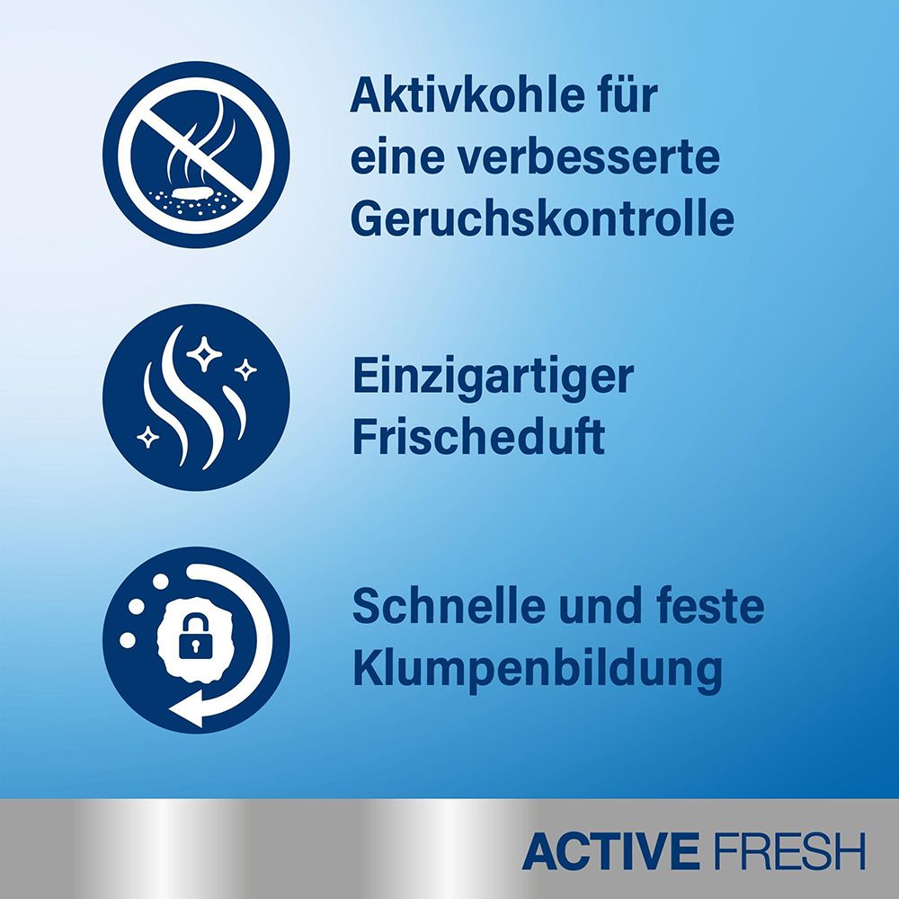Packung Catsan Active Fresh Klumpstreu für Katzen, 8L.