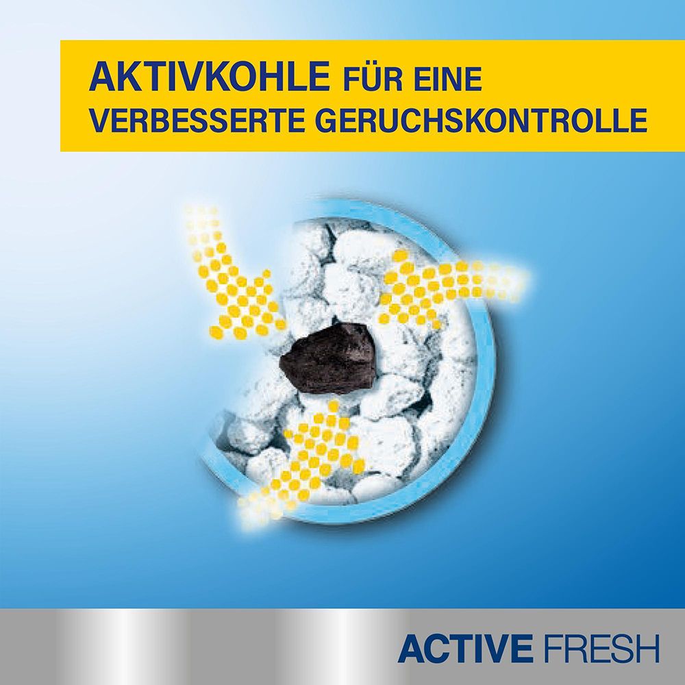 Aktivkohle für verbesserte Geruchskontrolle