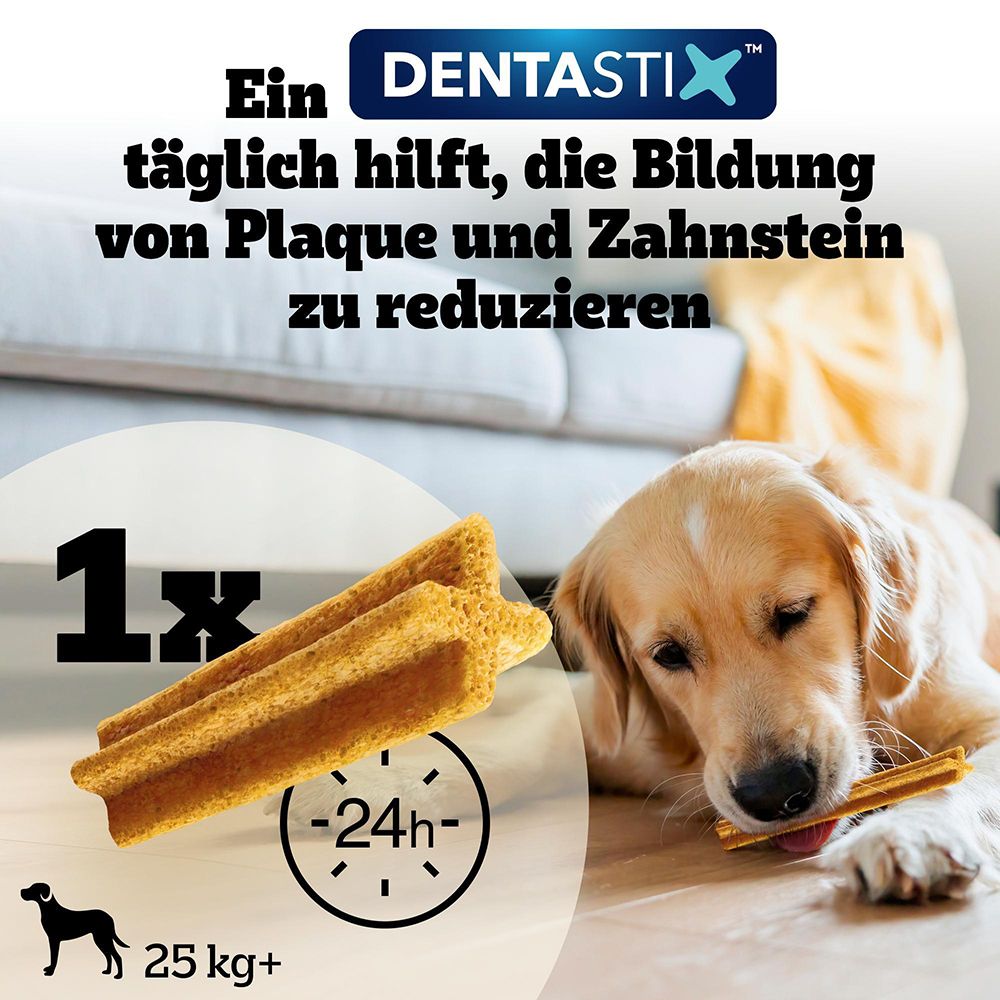 Pedigree DentaStix Light Hundeleckerli. Hilft Plaque und Zahnstein zu reduzieren.
