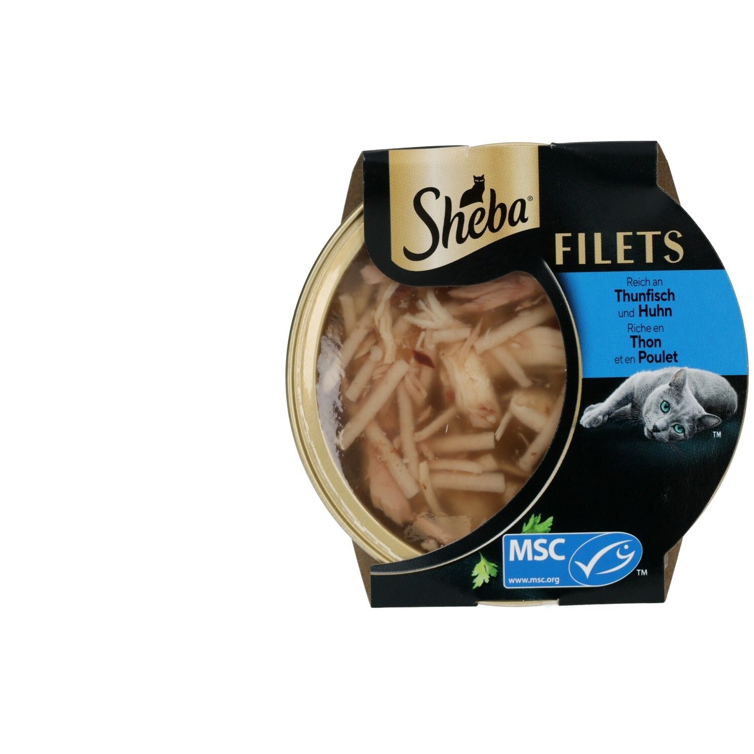 Sheba Filets Schale 60g Huhn mit nachhaltigem Thunfisch