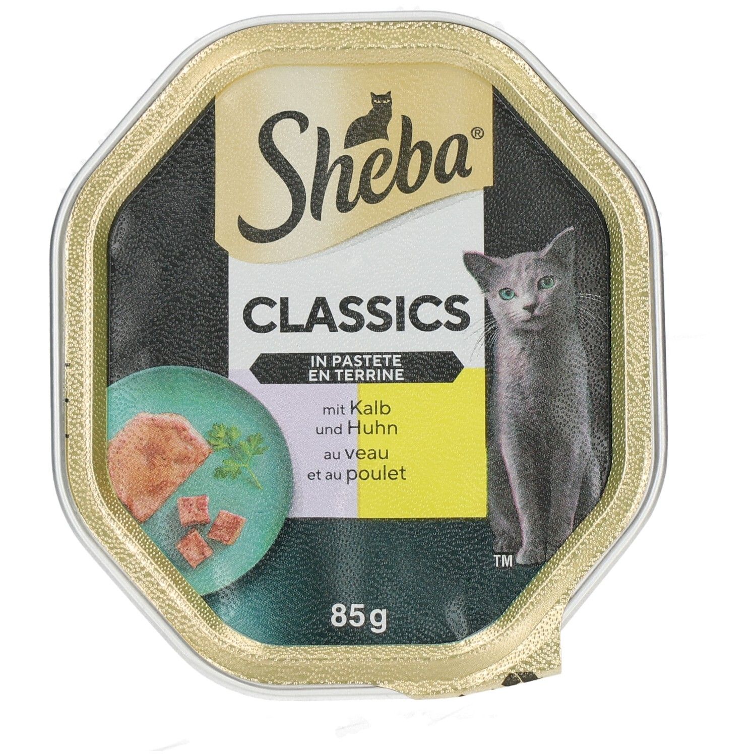 Sheba Schale 85g Classics in Pastete mit Kalb & Huhn