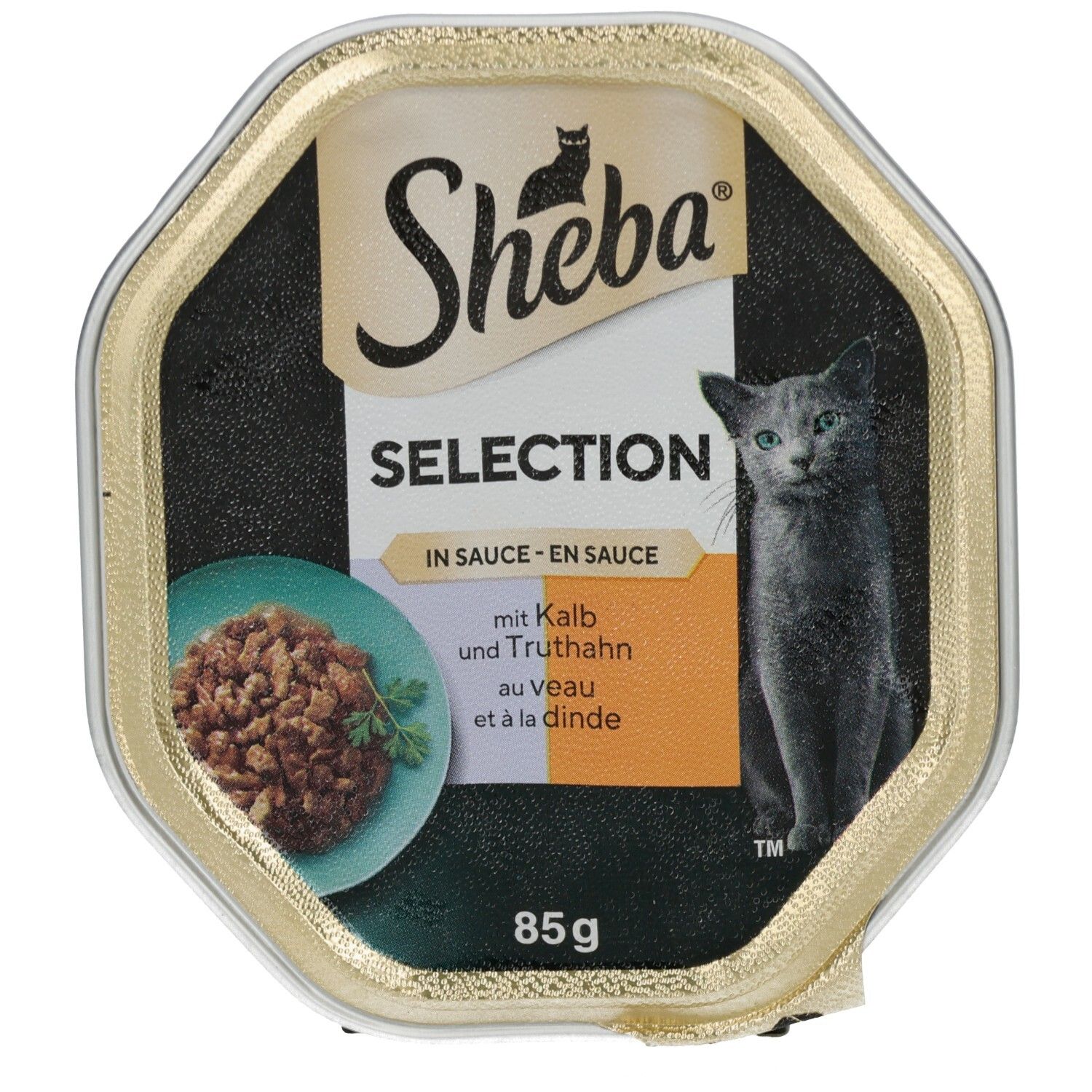 Sheba Schale 85g Selection in Sauce mit Kalb und Truthahn