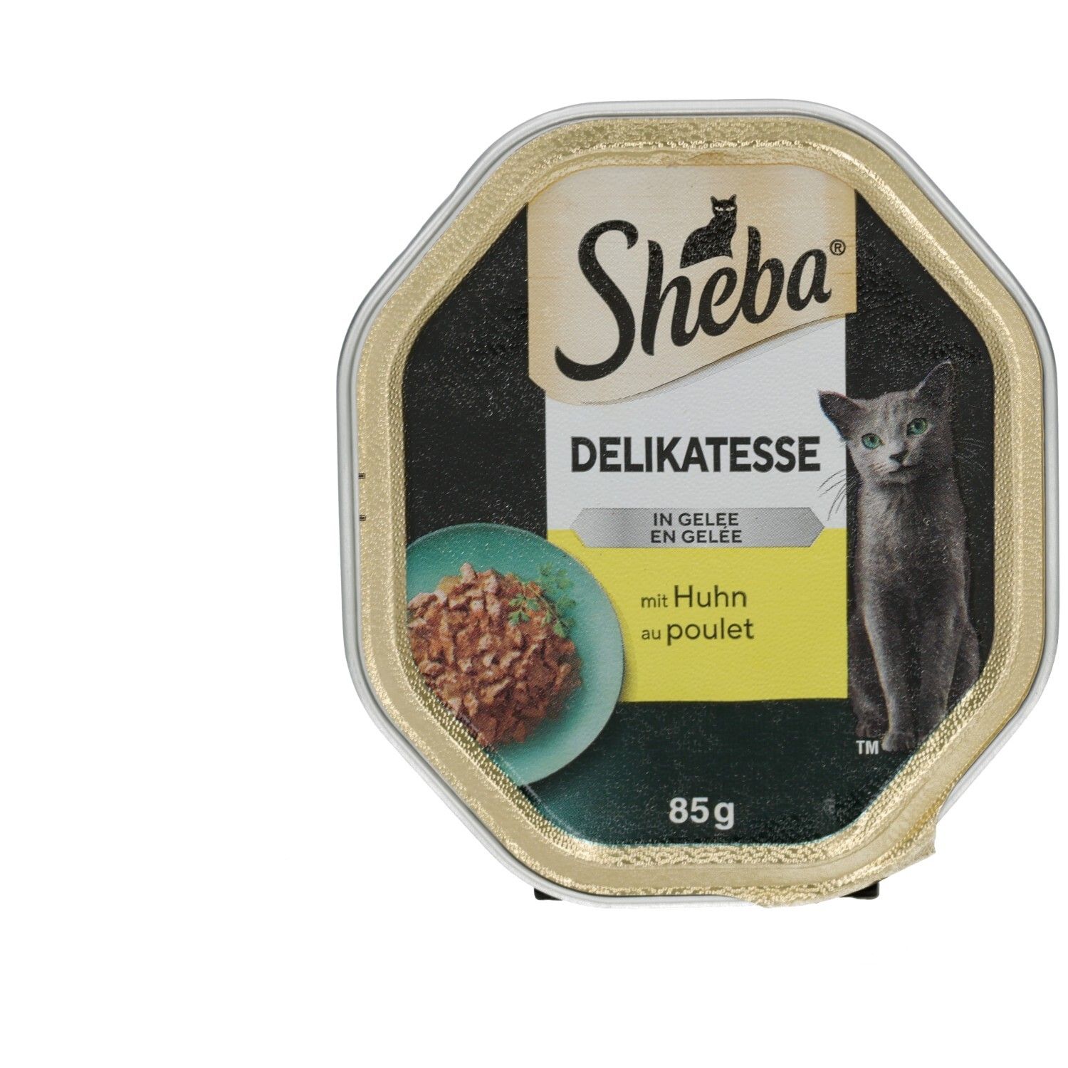 Sheba Schale 85g Delikatesse in Gelee Geschnetzeltes mit Huhn