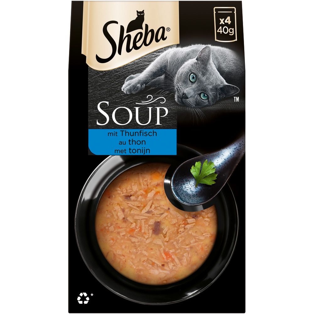 Sheba Classic Soup mit Thunfisch