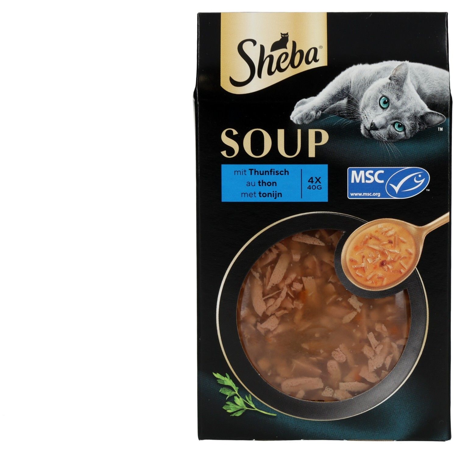 Sheba Classic Soup mit Thunfisch