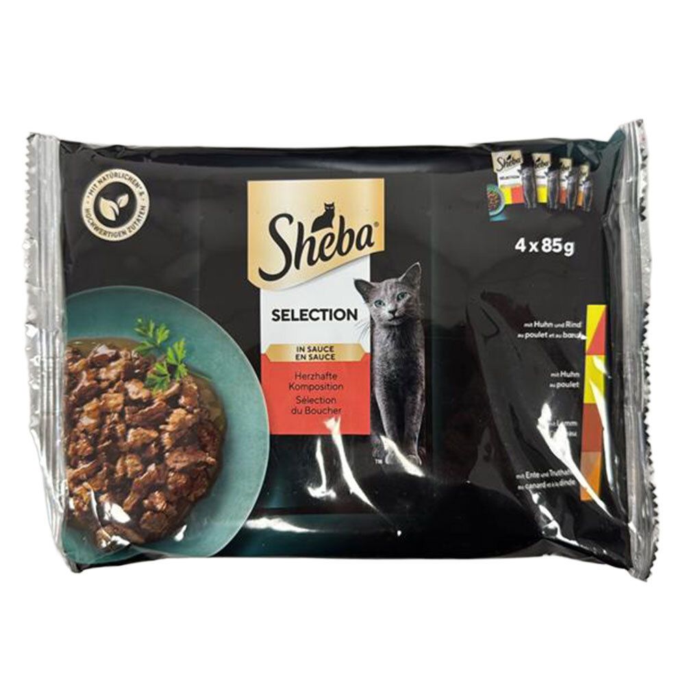 SHEBA® Selection in Sauce – Herzhafte Komposition