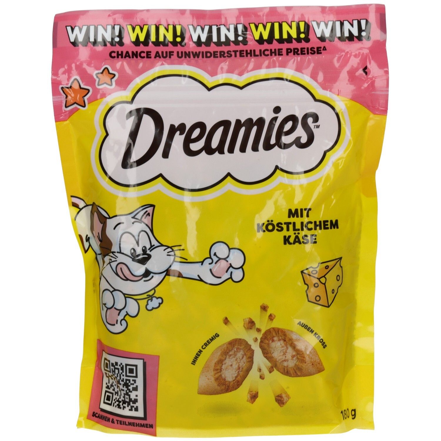 Dreamies Snacks Mega Pack mit Käse