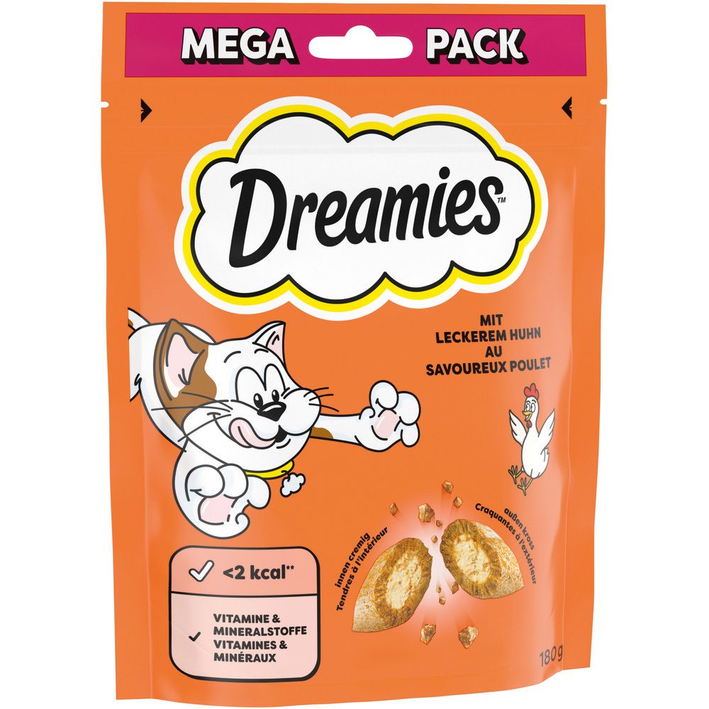 Dreamies Snacks Mega Pack mit Huhn