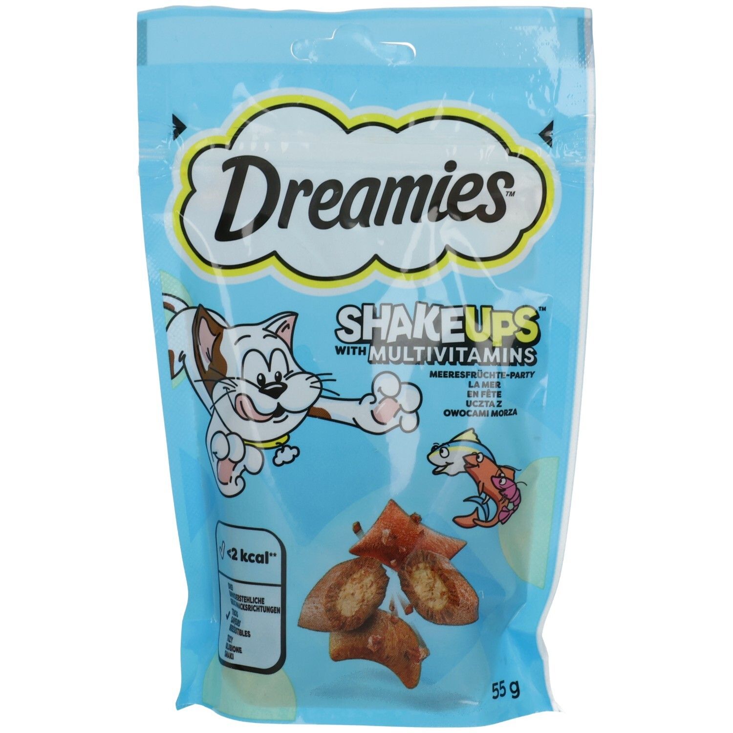 Dreamies Snacks Shake Ups Multivitamins Seafood Festival