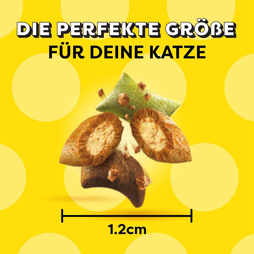 Dreamies Mega Tub Mega Box für Katzenleckerlis, 350 Gramm.