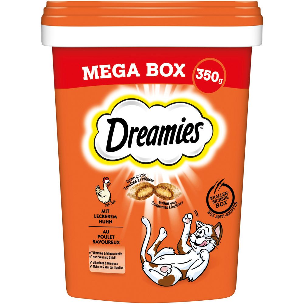 Dreamies Snacks Mega Box mit Huhn