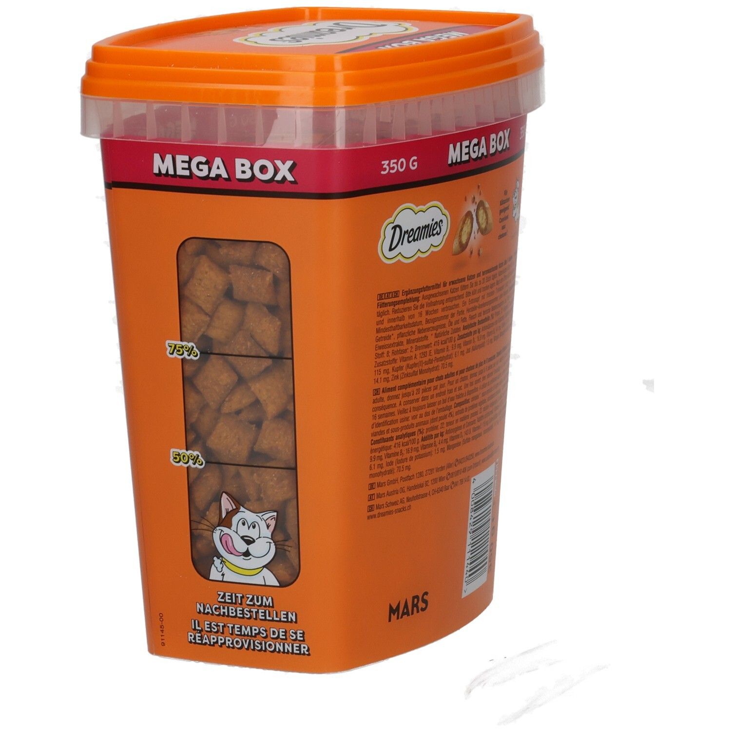 Dreamies Snacks Mega Box mit Huhn