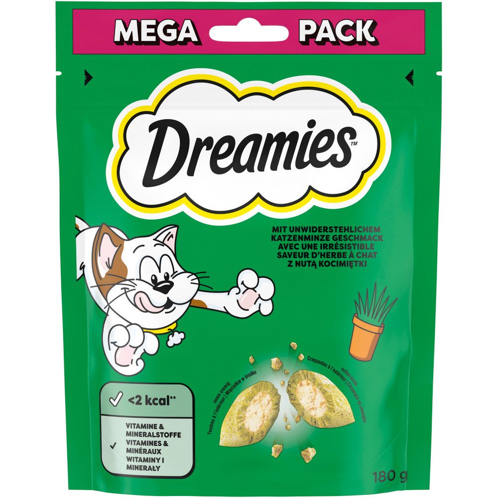 Dreamies Snacks Mega Pack mit Katzenminze