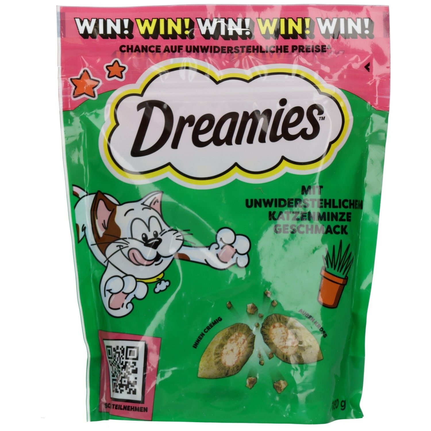 Dreamies Snacks Mega Pack mit Katzenminze