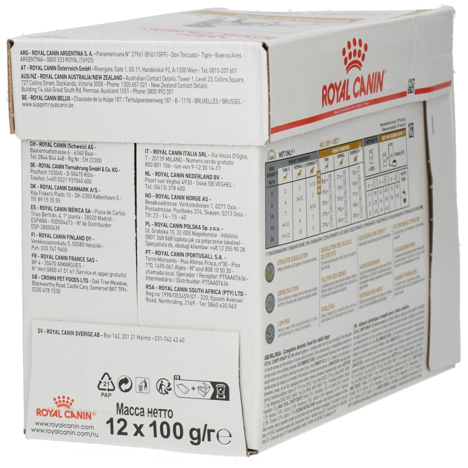ROYAL CANIN® VETERINARY Diet Nassfutter Hunde Harnwegsschutz