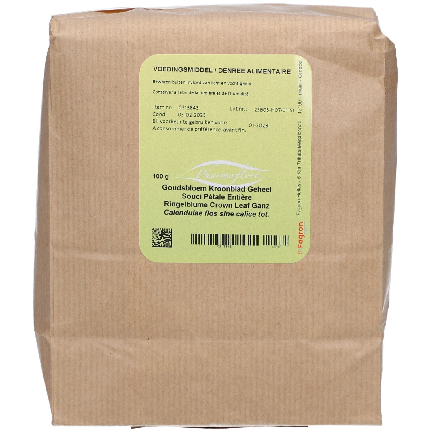 Pharmaflore Calendula Bloemblaadje 100 Thee