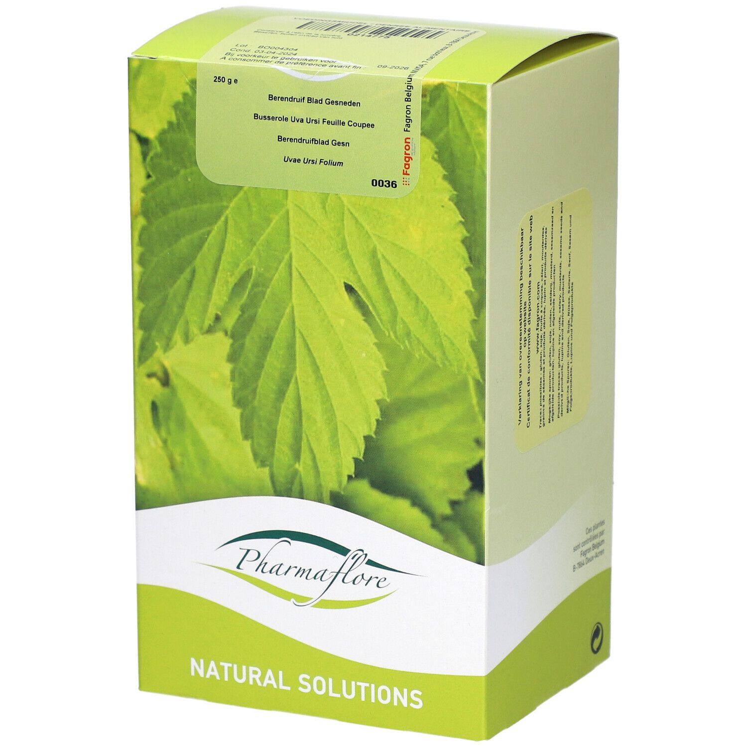 Pharmaflore Berendruif gesneden blad 250 Thee