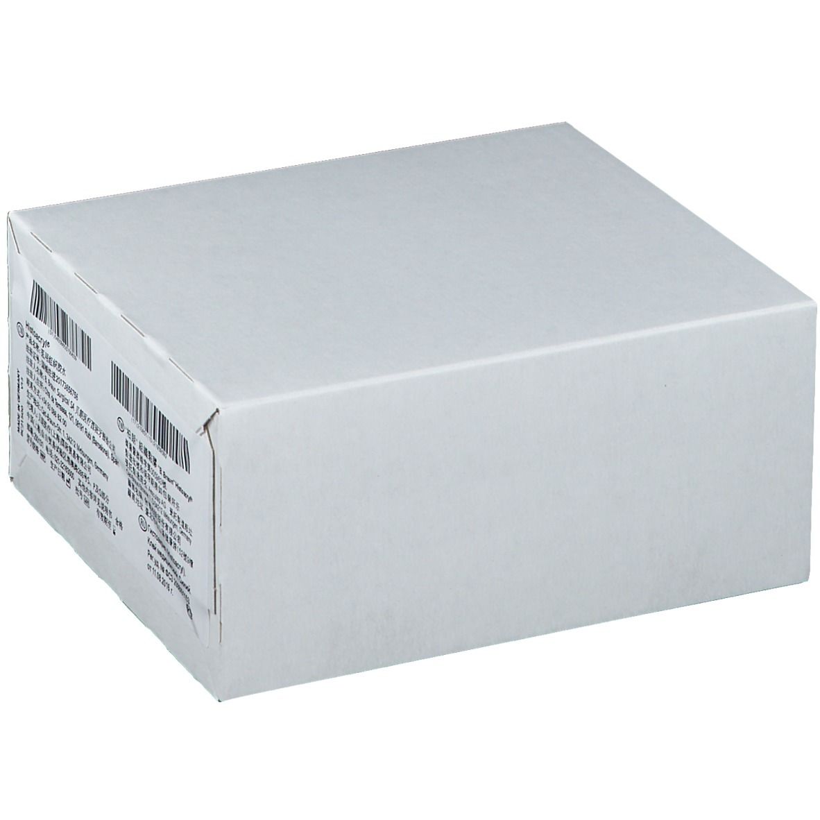 Emballage en carton blanc. Inscriptions avec informations produit. Contient 5 x 0,5 ml Histoacryl®.