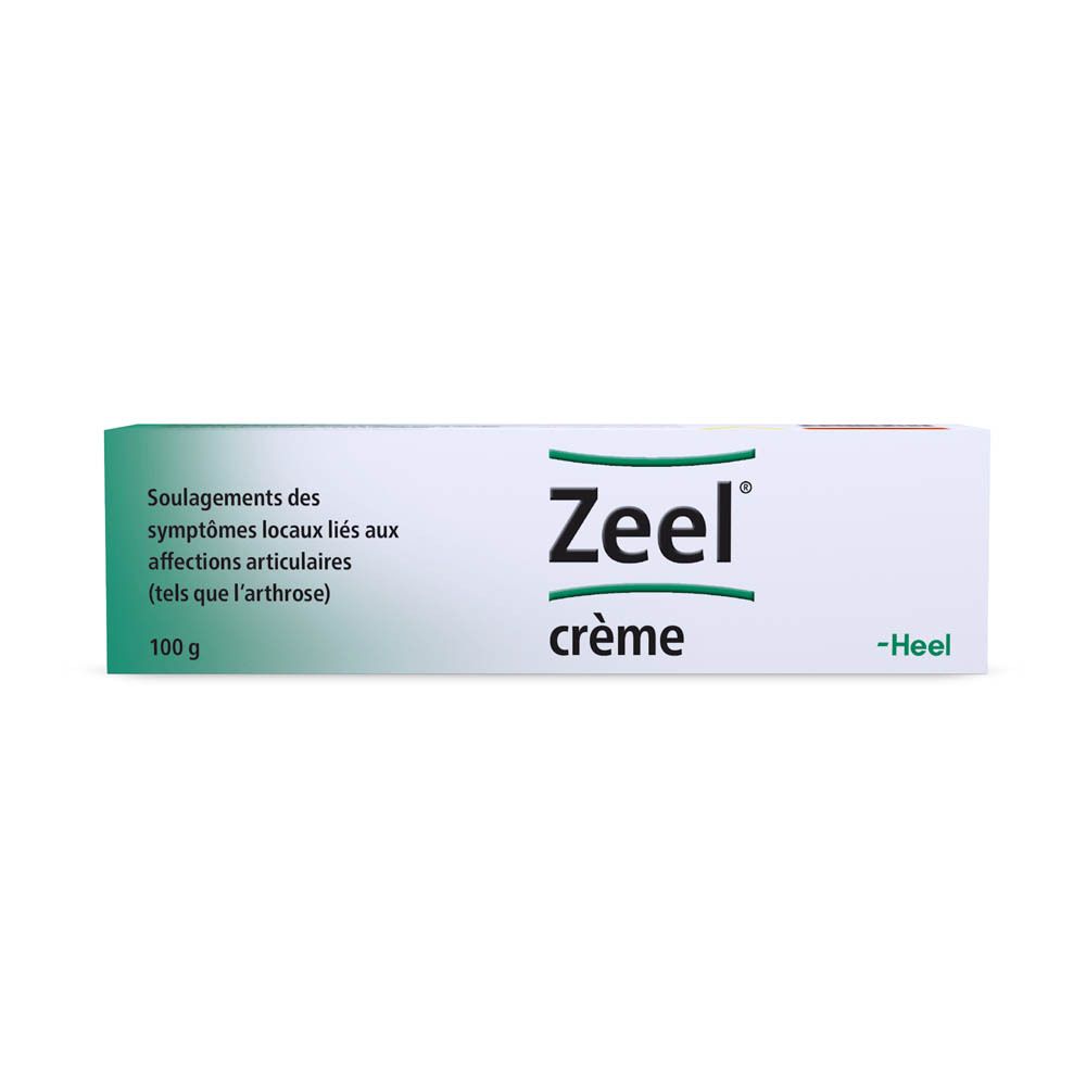 Boîte Zeel Crème. Texte en français. Inscription : Zeel Crème.