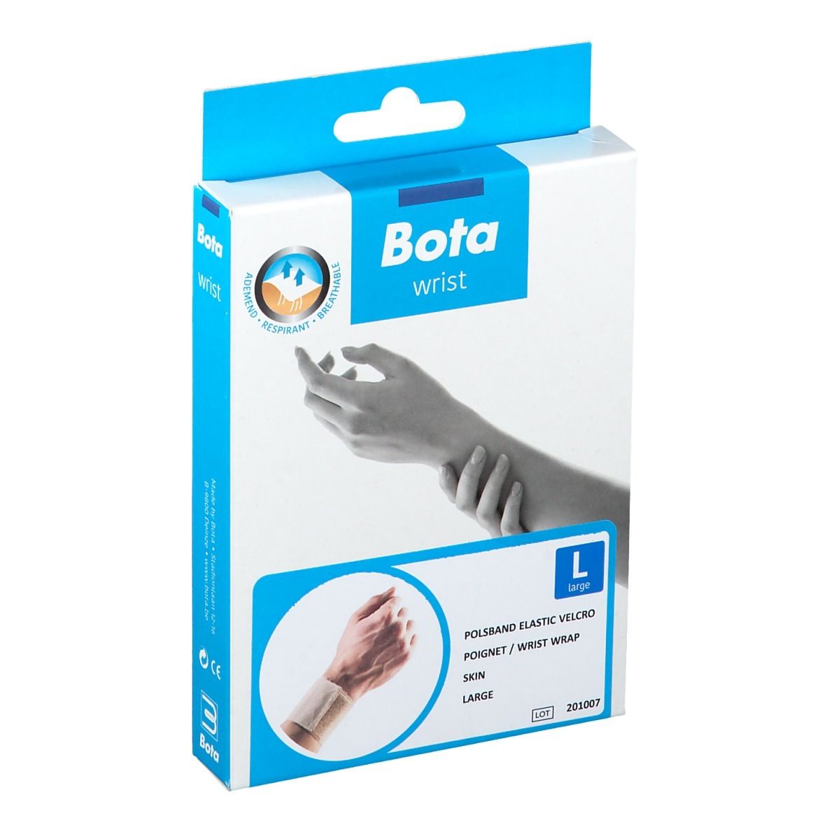 Bota Serre-Poignet Velcro Skin Taille L