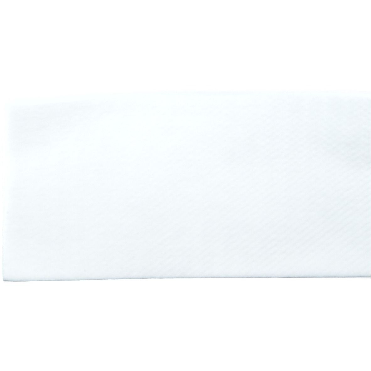 Cellona Polster, weiß, rechteckig. Feine, textile Oberfläche. Produkt ohne Verpackung, freigestellt vor weißem Hintergrund.