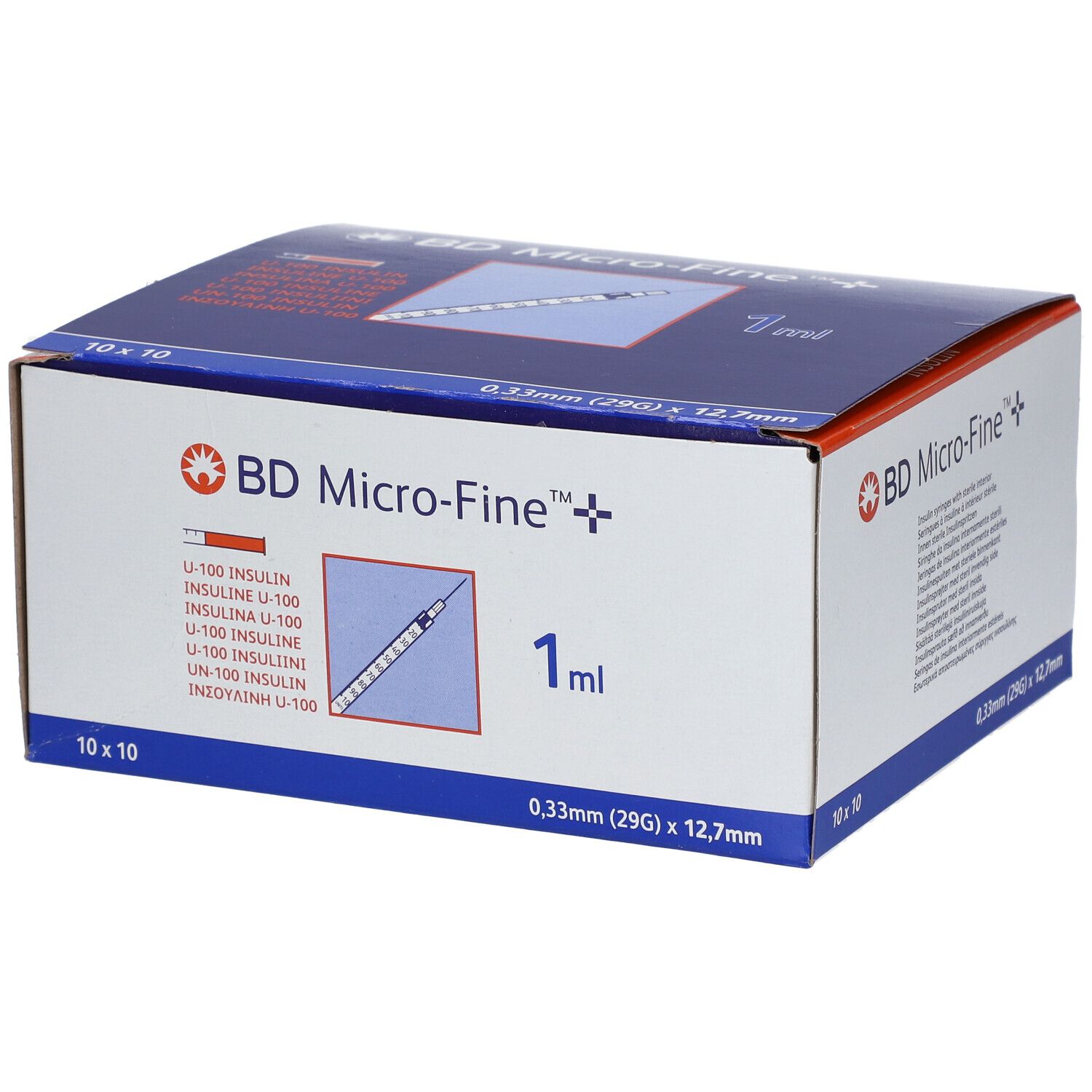 BD Micro-fine + U-100 Insulin 0,33 mm x 12.7 mm