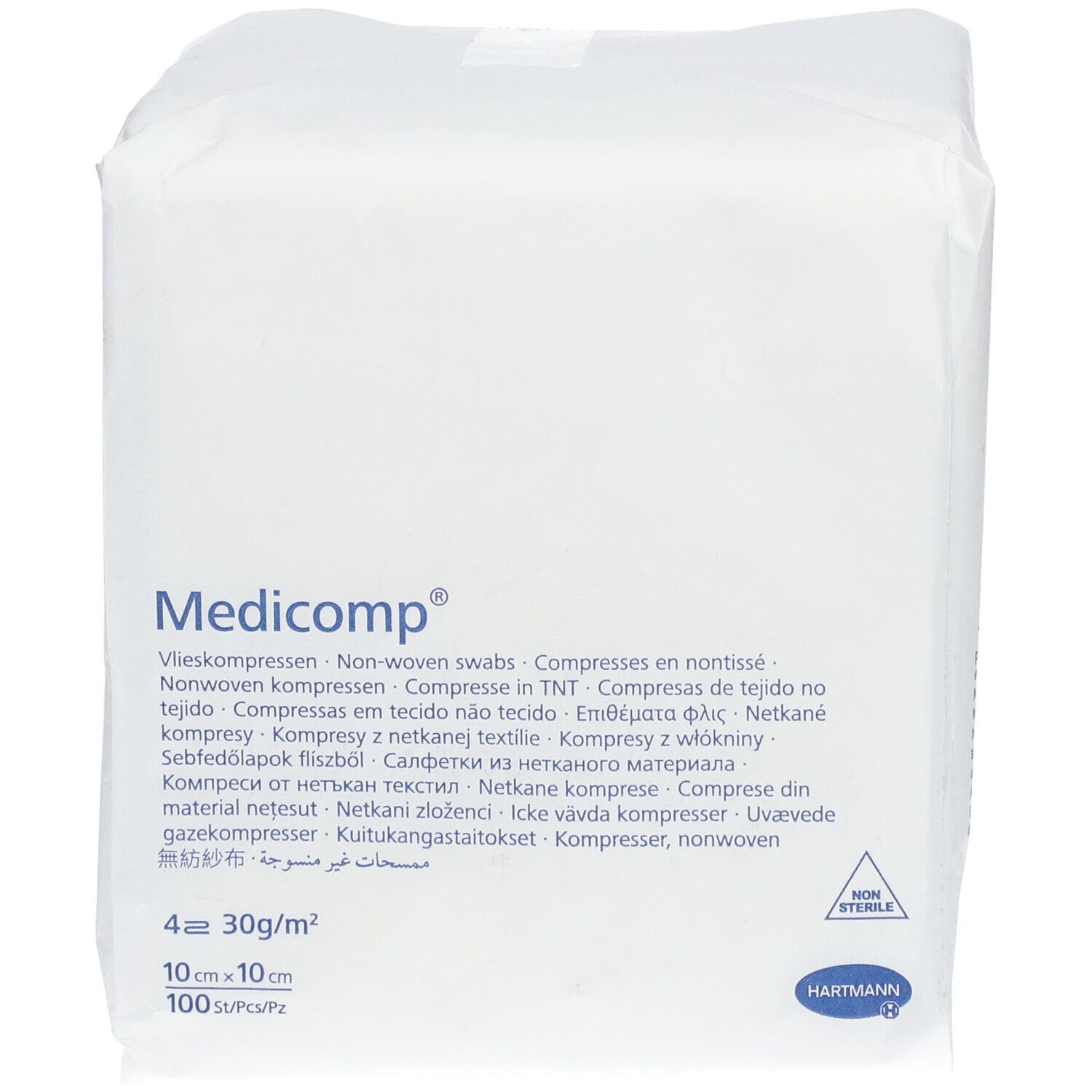 Medicomp® Kompressen unsteril 10 cm x 10 cm