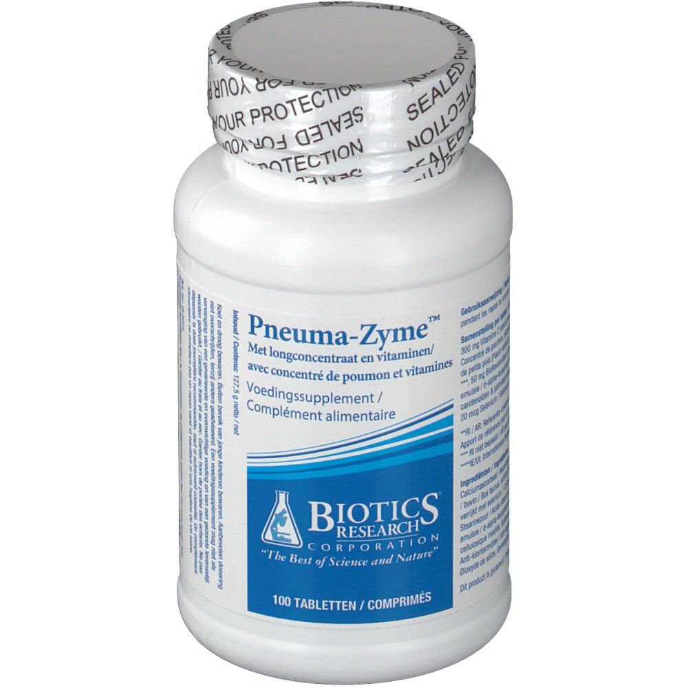 Biotics Research Pneumazyme 100 Tabletten