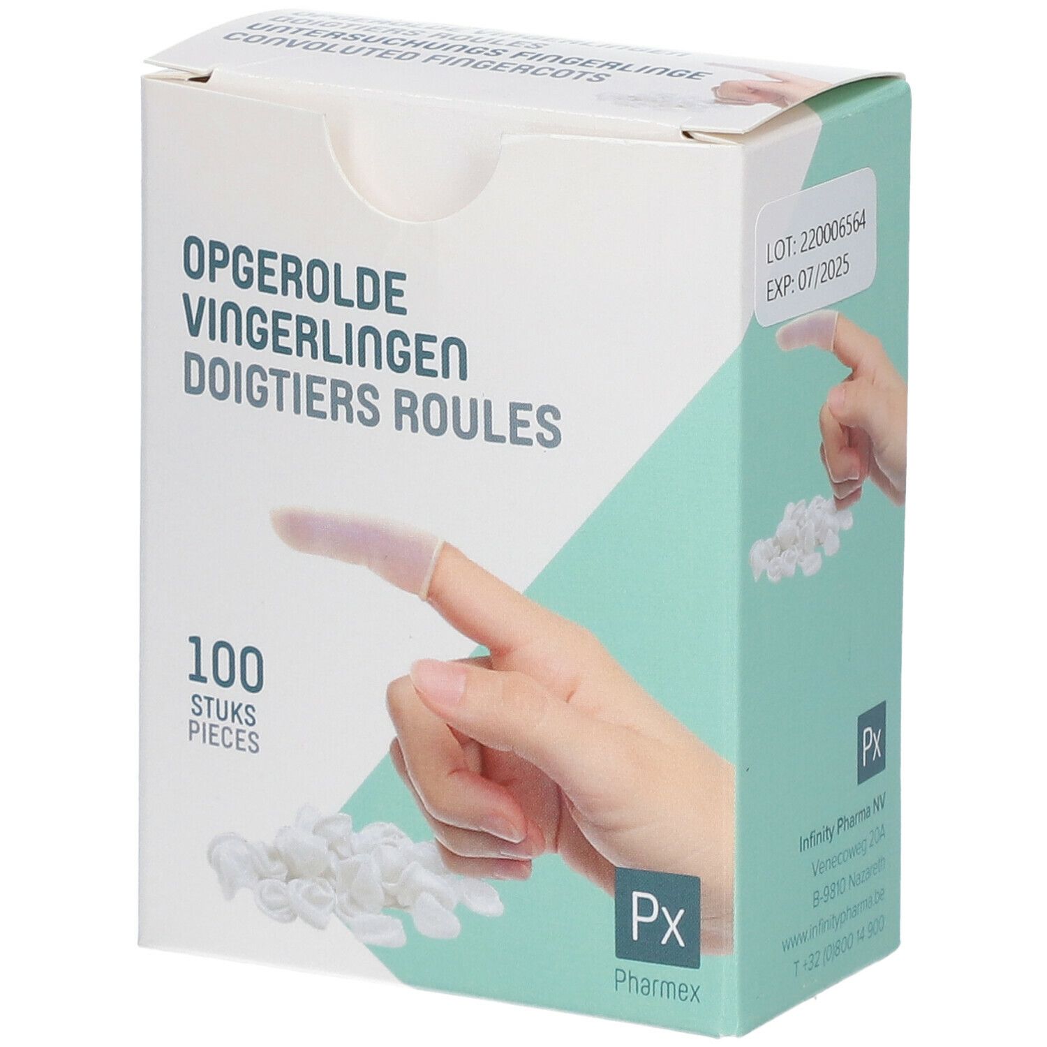 Pharmex+Doigtier+Roule+S