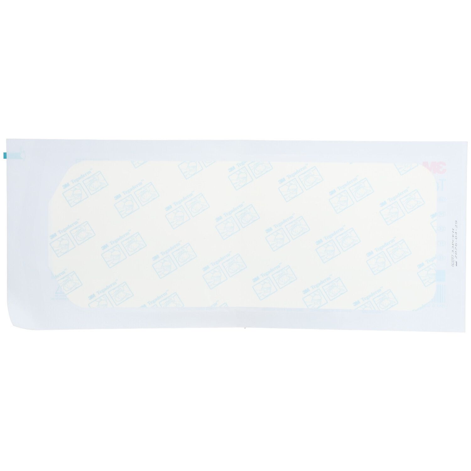 Pansement transparent rectangulaire aux coins arrondis. Impression avec logo.