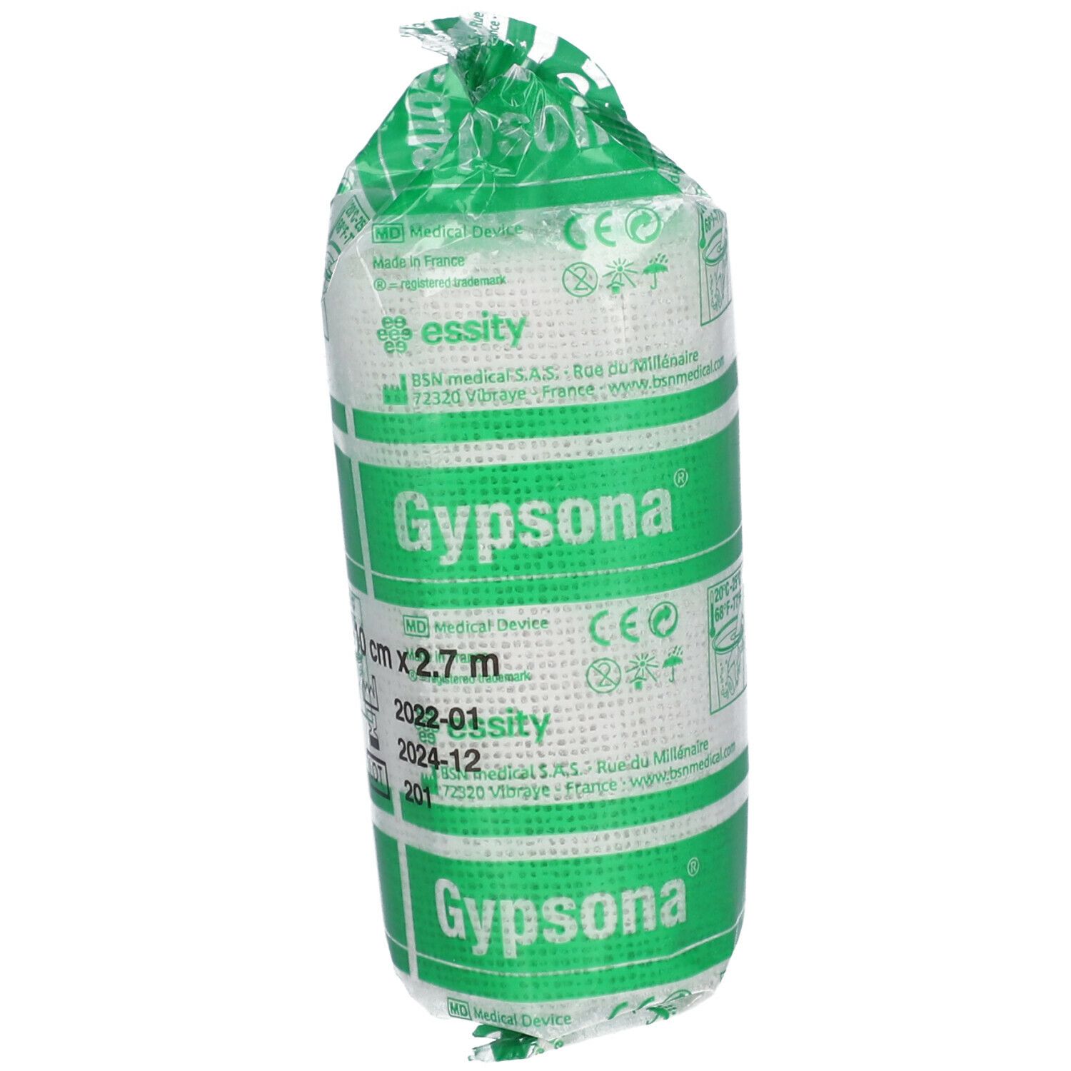 Gyspsona® Bande plâtre 10 cm x 2,7 m