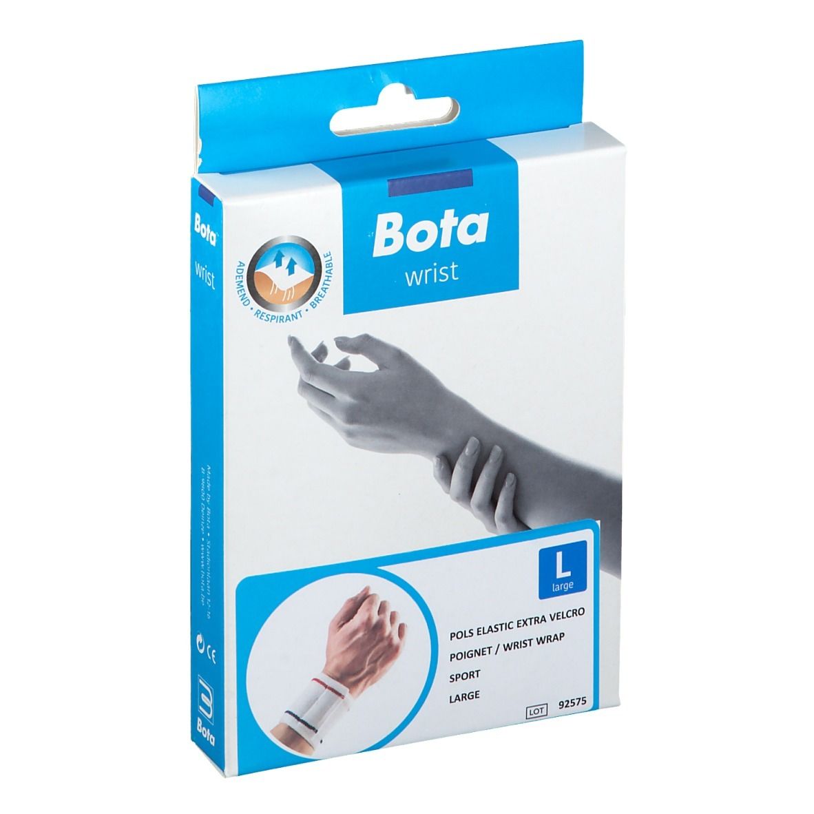 Bota Serre-Poignet Extra Velcro Sport Taille L