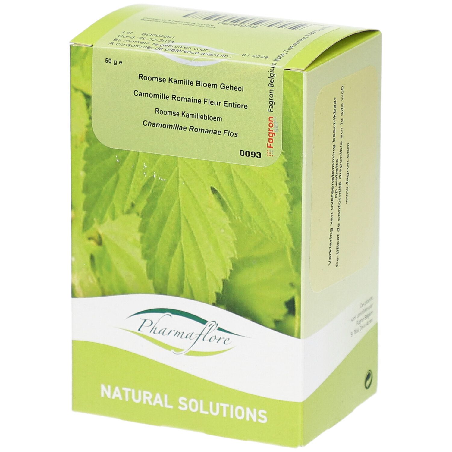 Pharmaflore Roomse kamillebloem 50 Thee