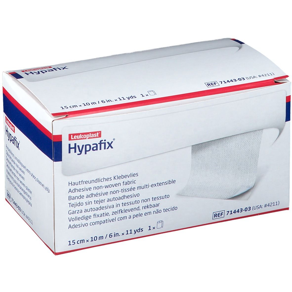 Hypafix® 15 cm x 10 m Bande non-tissée adhésive hypoallergénique