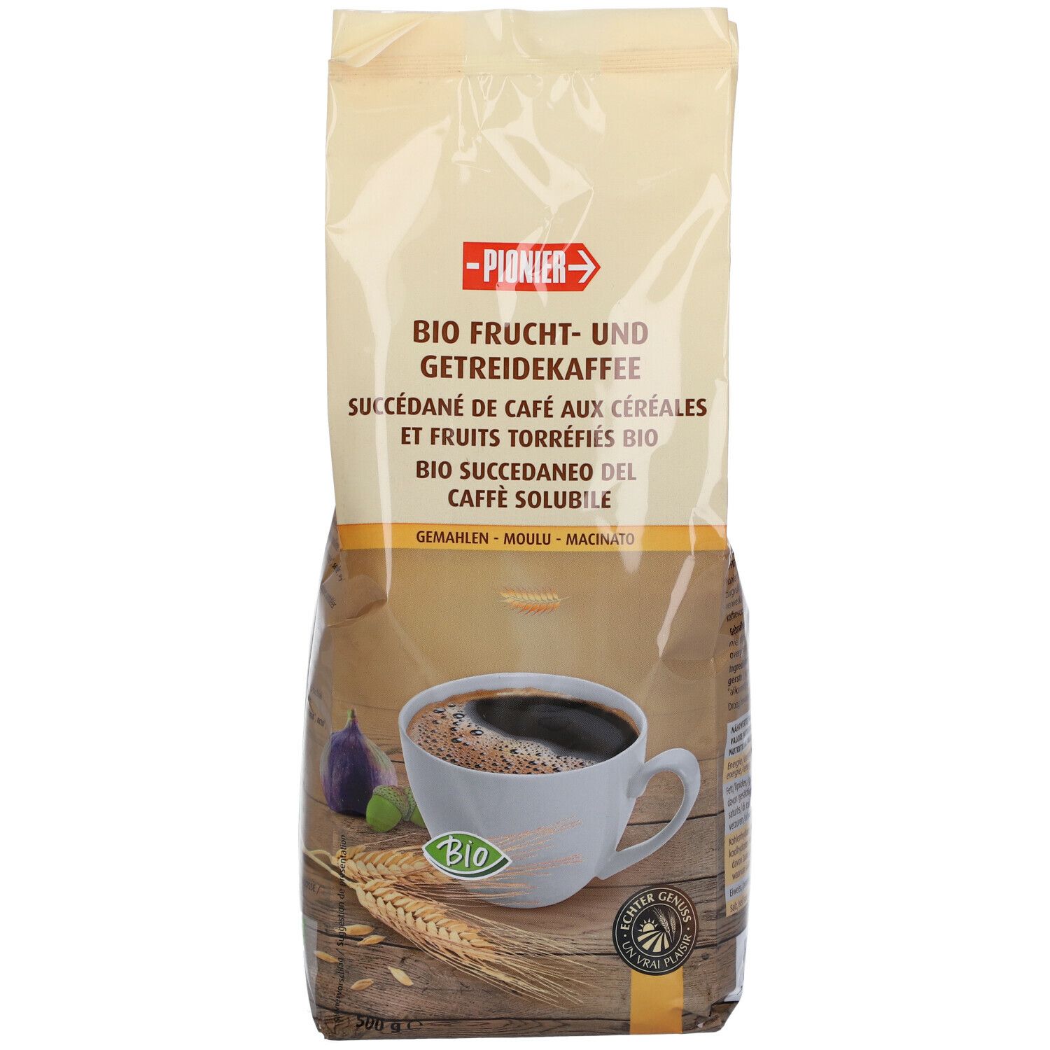 Pionier Kaffee-Ersatz mit Bio-Getreide und Früchten