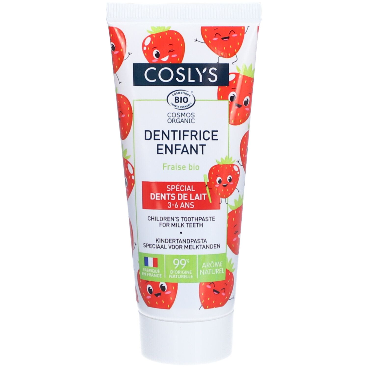Coslys Jolies Quenottes Dentifrice Enfant Au Bon Gout De Fraise Tube 50ml 50 ml Zahnpasta