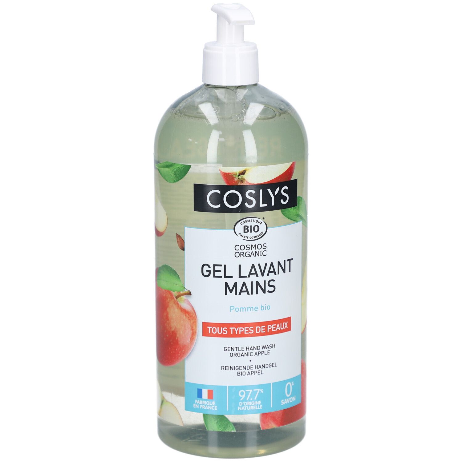 Coslys Gel lavant mains pomme - pause douceur 1L 1 l