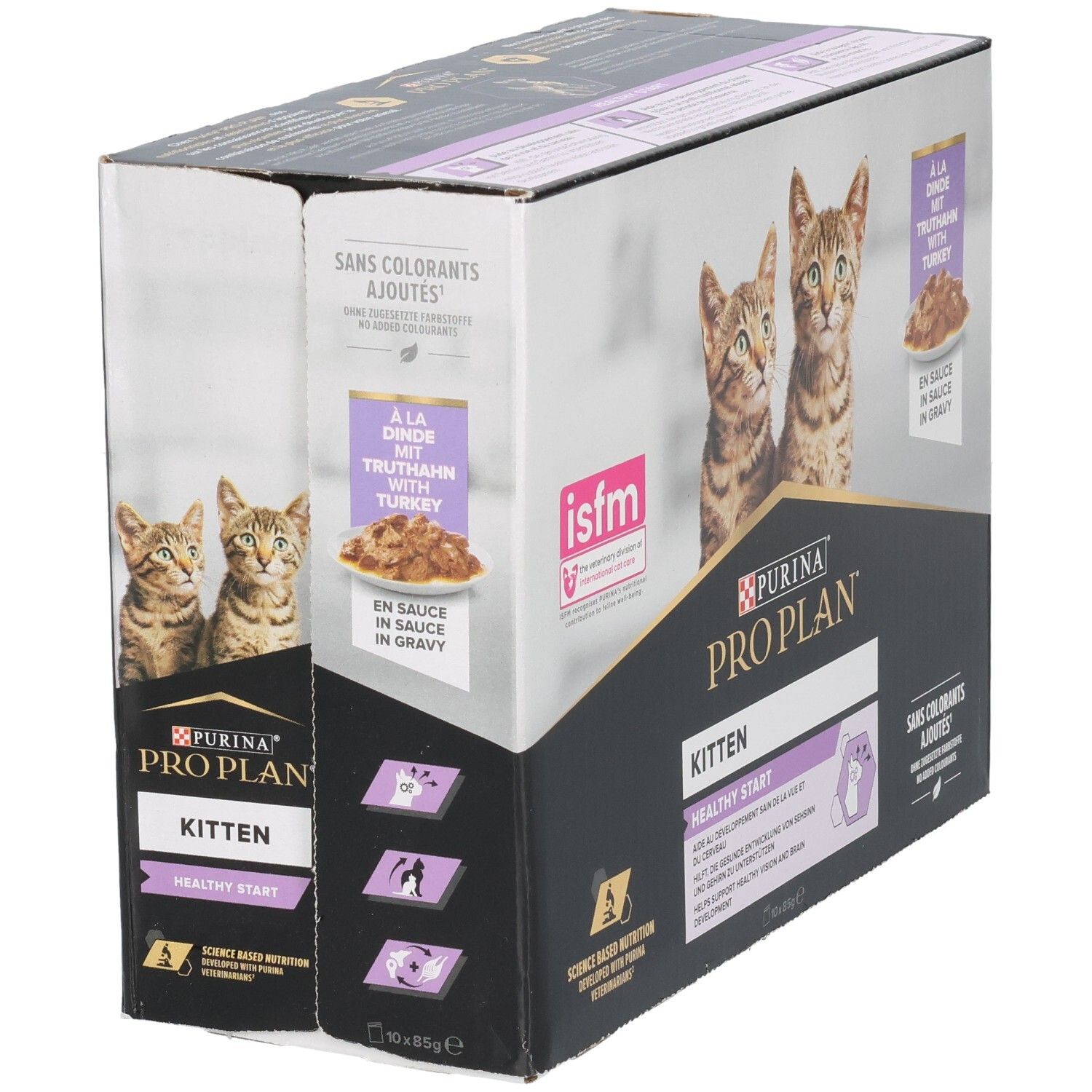 PURINA PRO PLAN Kitten Healthy Start - Saver Pack: Turkey in Gravy (20 x 85g)