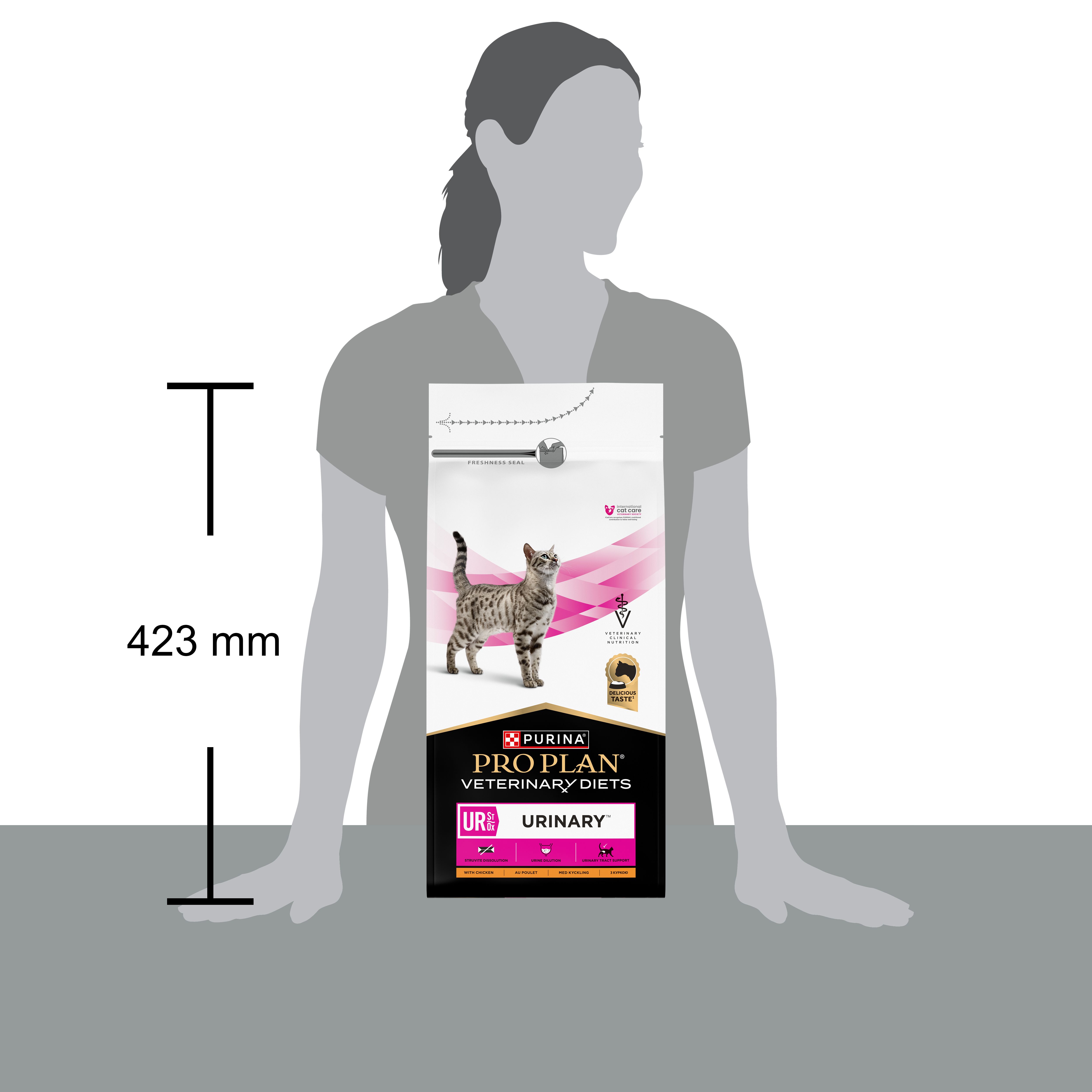 Nourriture pour chats Purina Pro Plan Veterinary Diets UR Urinary, 1,5 kg.