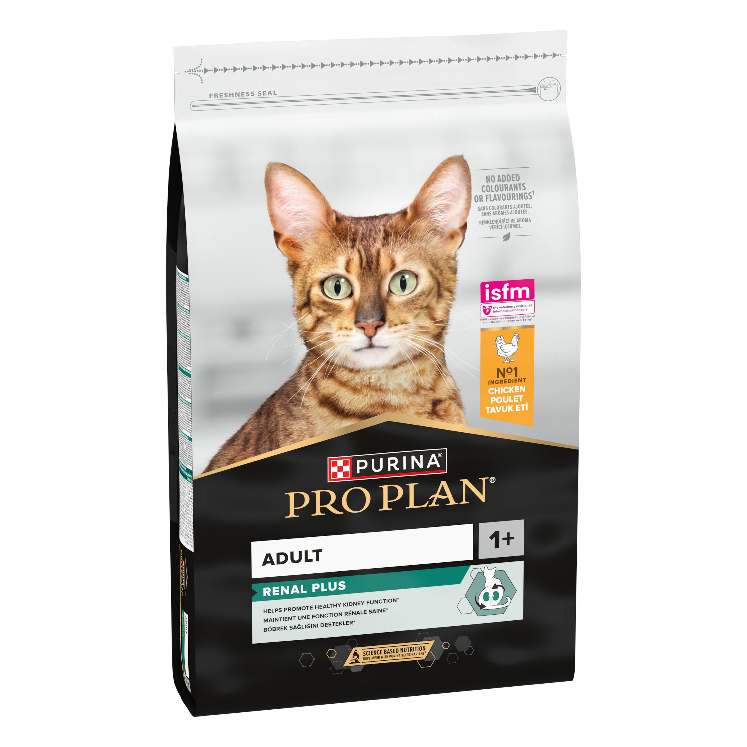 Sac de nourriture pour chats Purina Pro Plan Veterinary Diets Adult Renal Plus, 4kg.