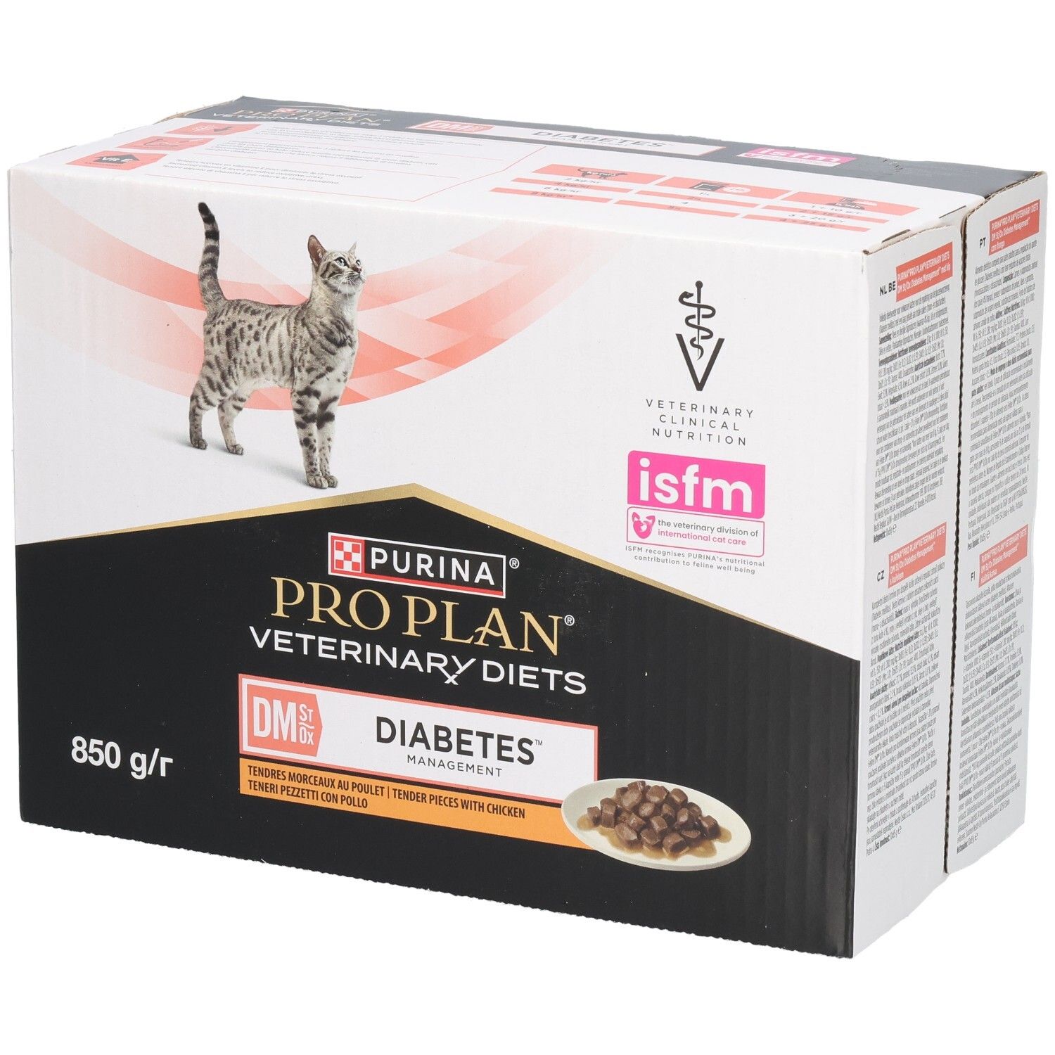 PRO PLAN® VETERINARY DIETS Feline DM St/Ox Diabetes Management Poulet en Sauce