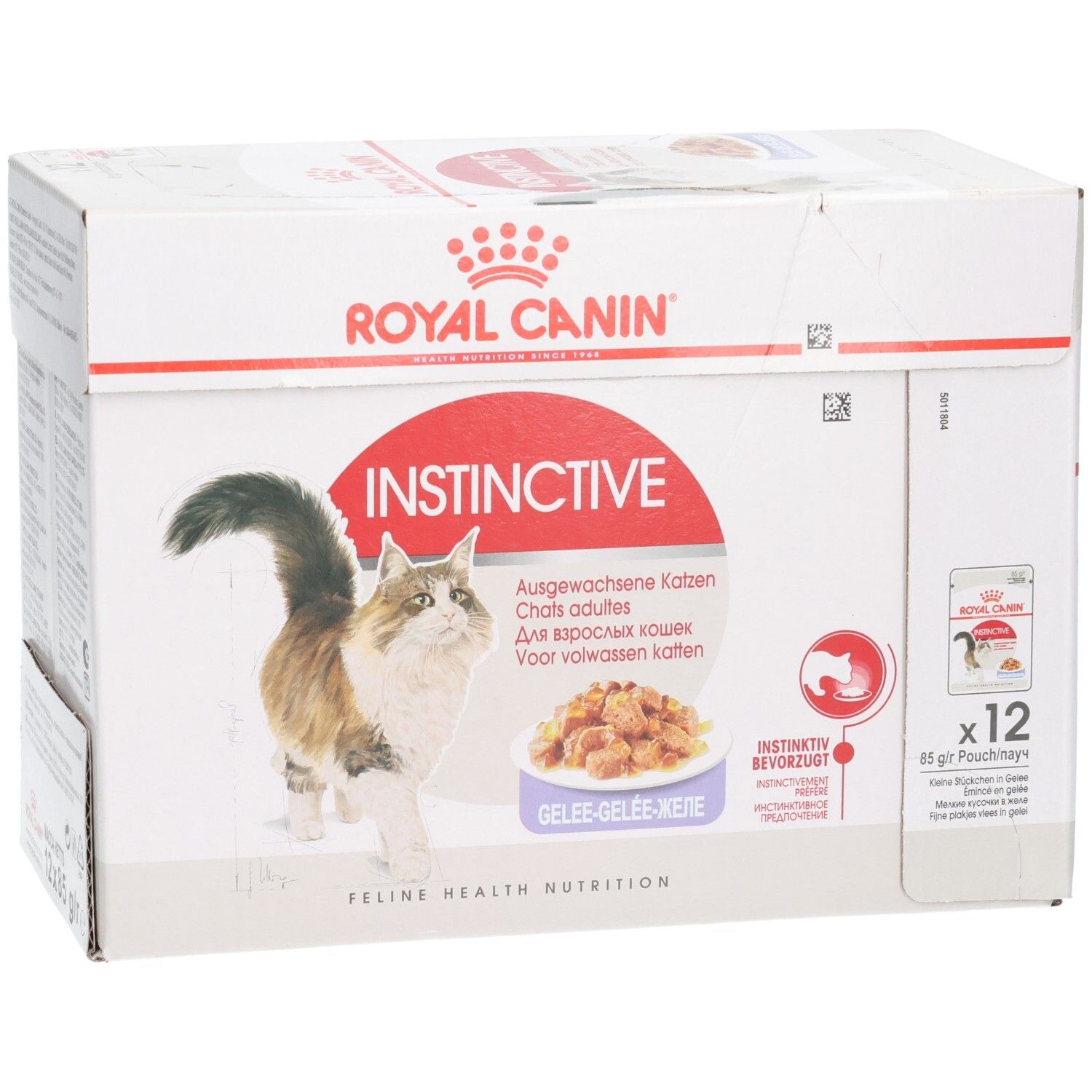 Royal Canin Instinctive Multipack: Karton mit 12 x 85g Beuteln, Feline Health Nutrition.