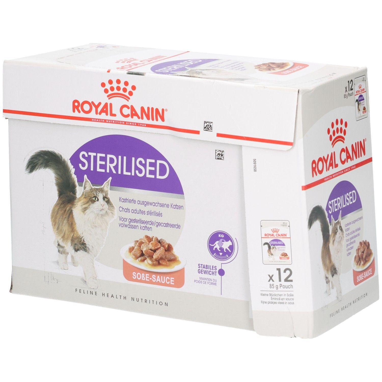 Royal Canin FHN Sterilised IN Gravy 85g x 12